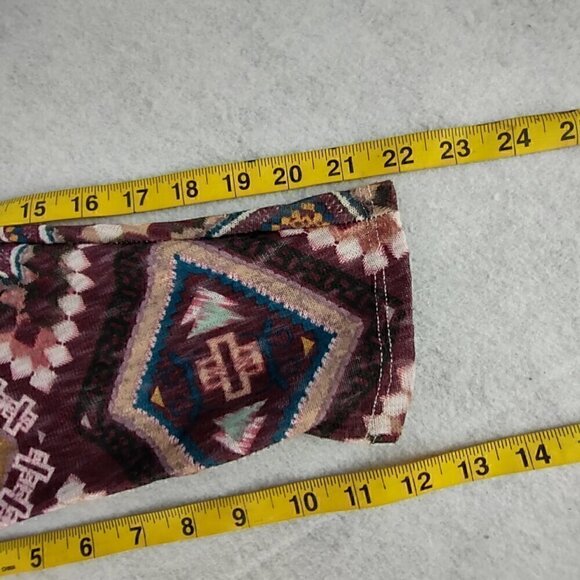 Cato Women's Tribal Pattern, Knit Cardigan Open Sweater Size XL - Picture 10 of 13